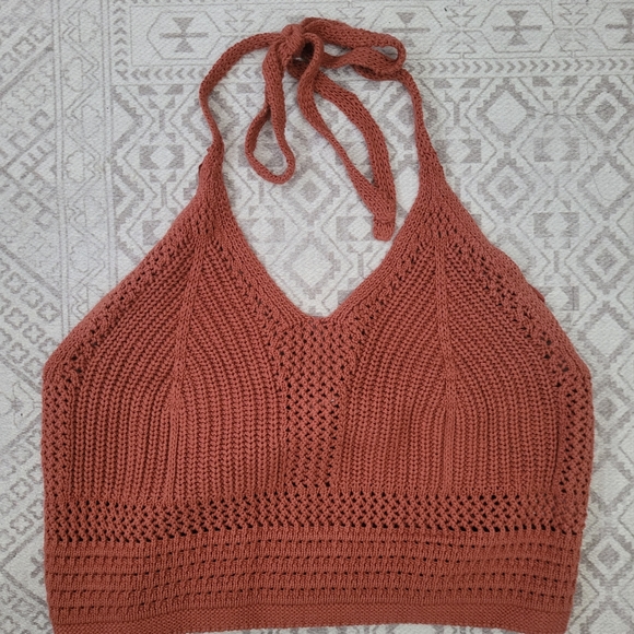 Aerie Crochet Crop Top - Picture 1 of 3